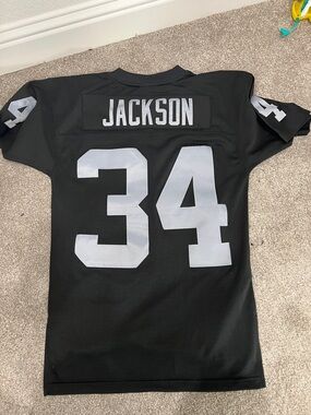 Mitchell & Ness Black Jersey with Silver #34